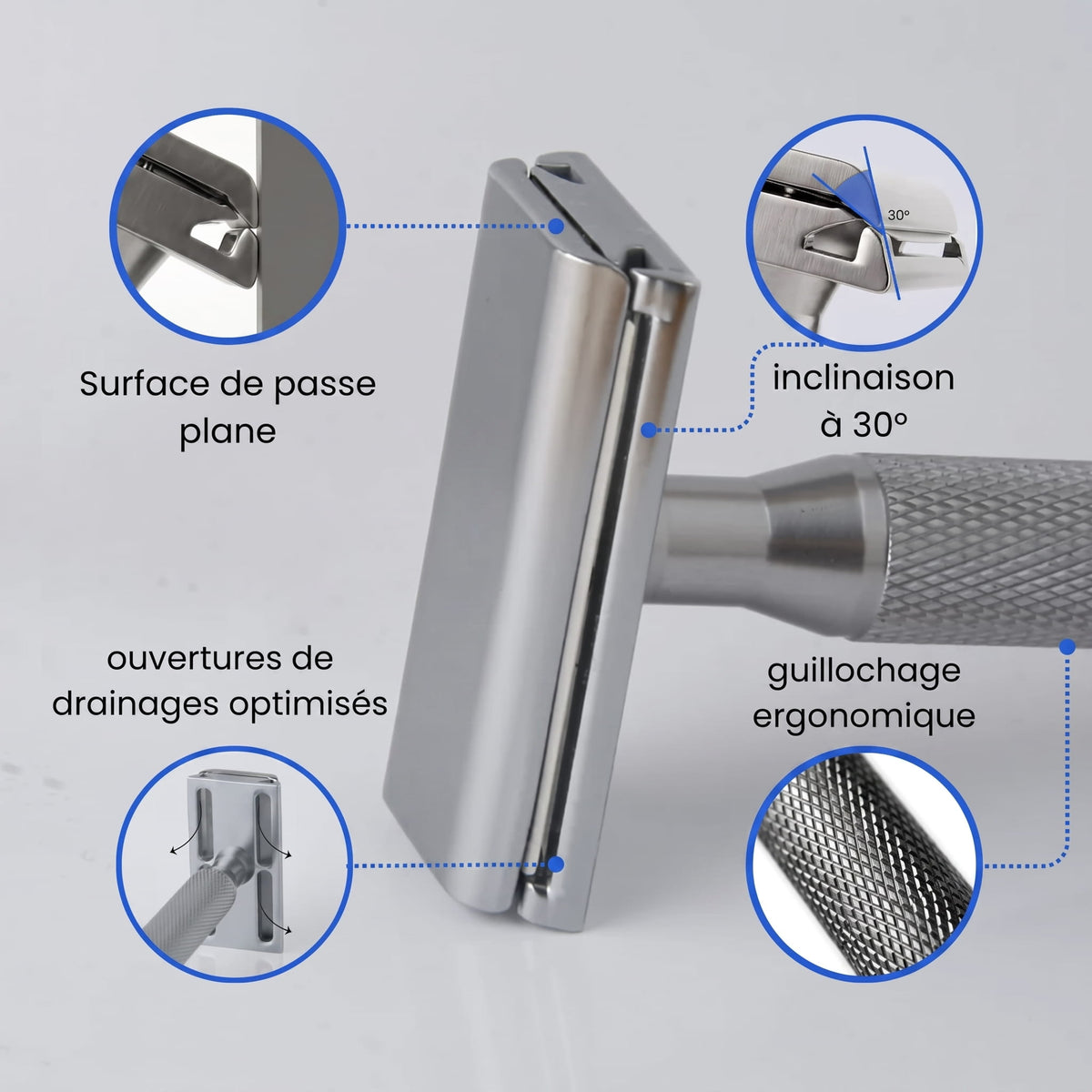 Kivo ALZ-PREMIUM — Rasez-vous sans jamais craindre la coupure.