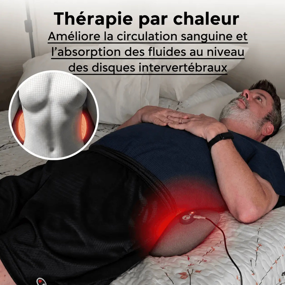 Fini les Douleurs Dorsales et la Sciatique — Appareil de Massage Kivo 3 Zones