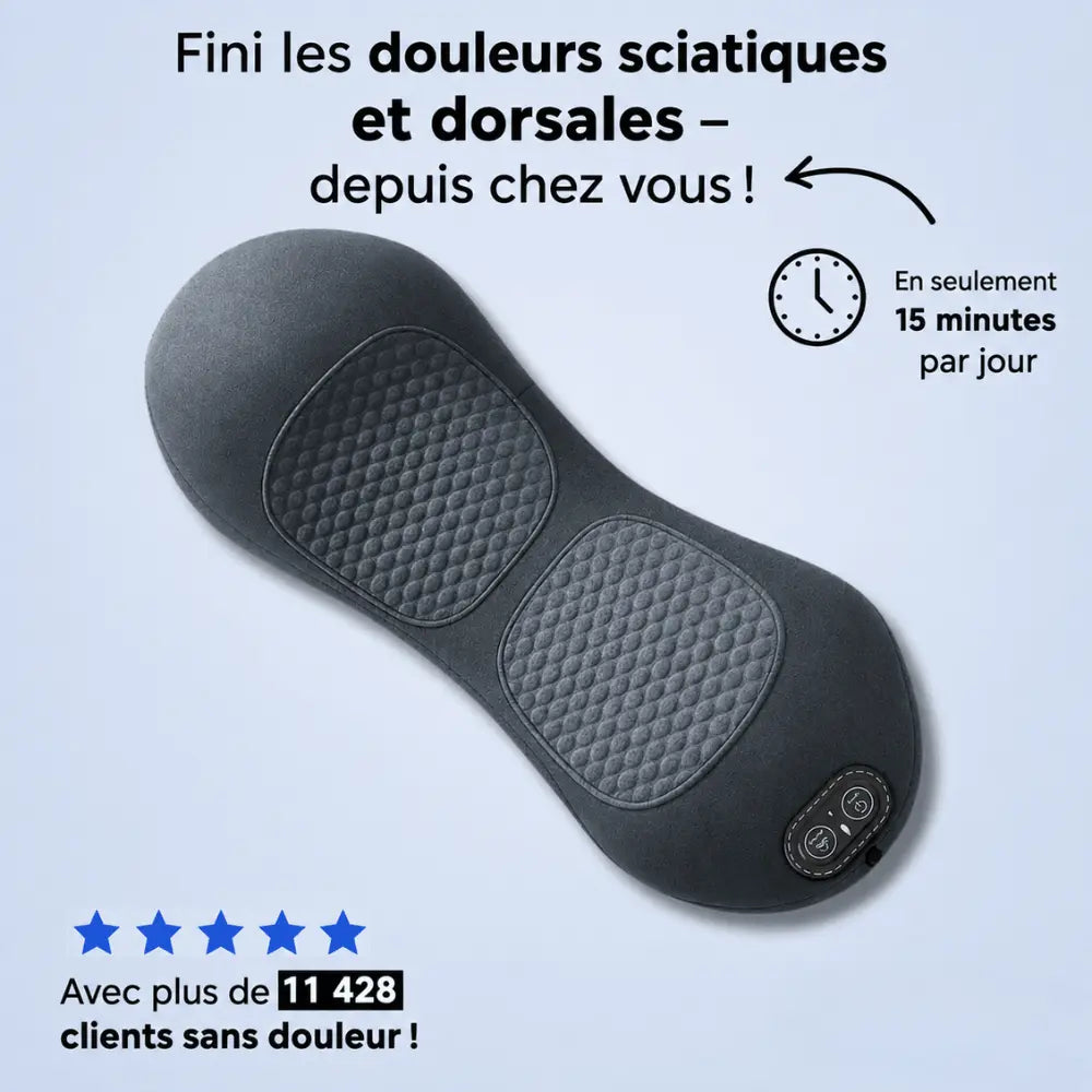 Fini les Douleurs Dorsales et la Sciatique — Appareil de Massage Kivo 3 Zones