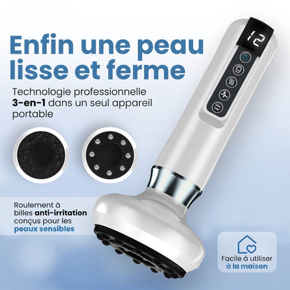Vous cachez vos jambes à cause de la cellulite ? Ça peut changer. – Masseur Anti-Cellulite 3-en-1