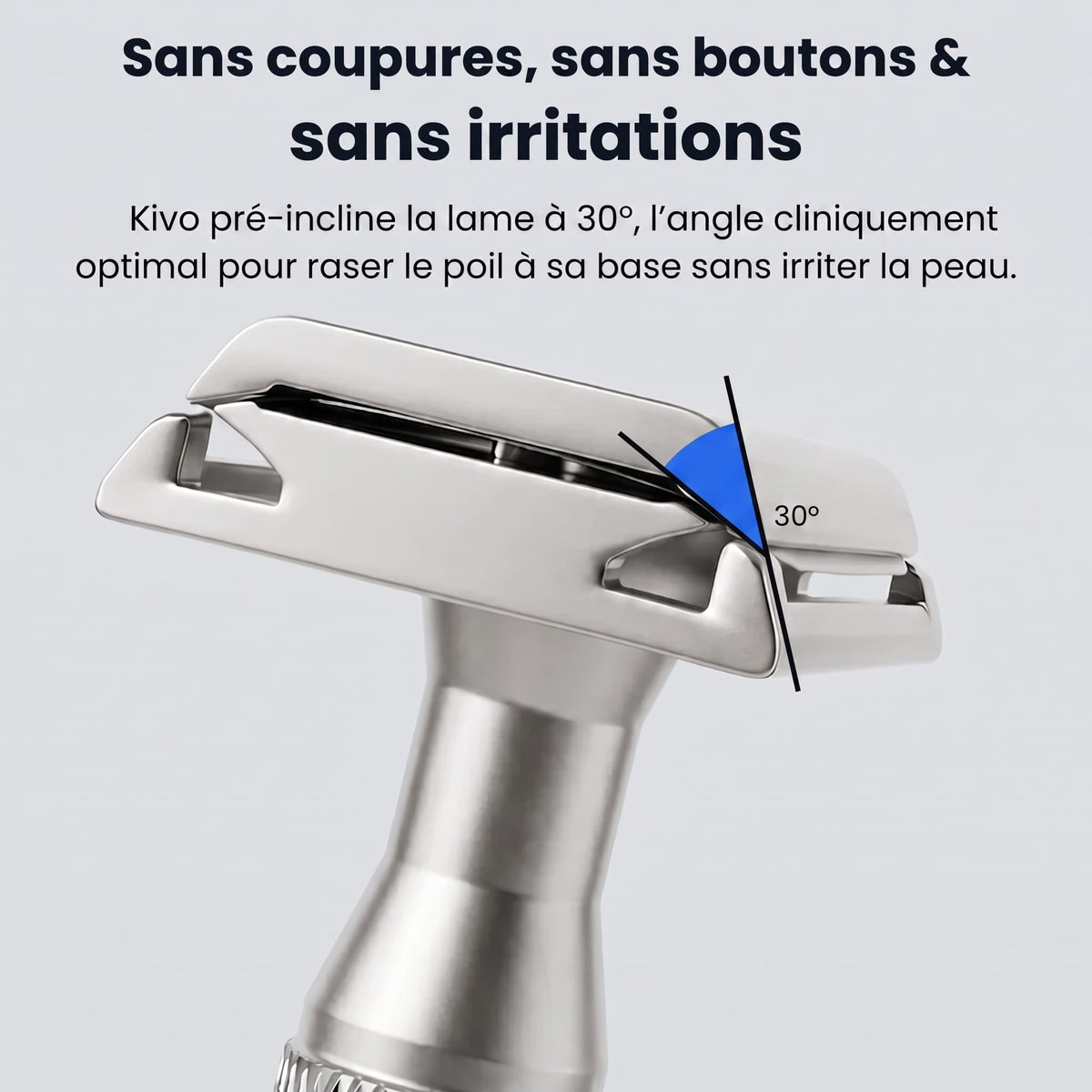 Kivo ALZ-PREMIUM — Rasez-vous sans jamais craindre la coupure.